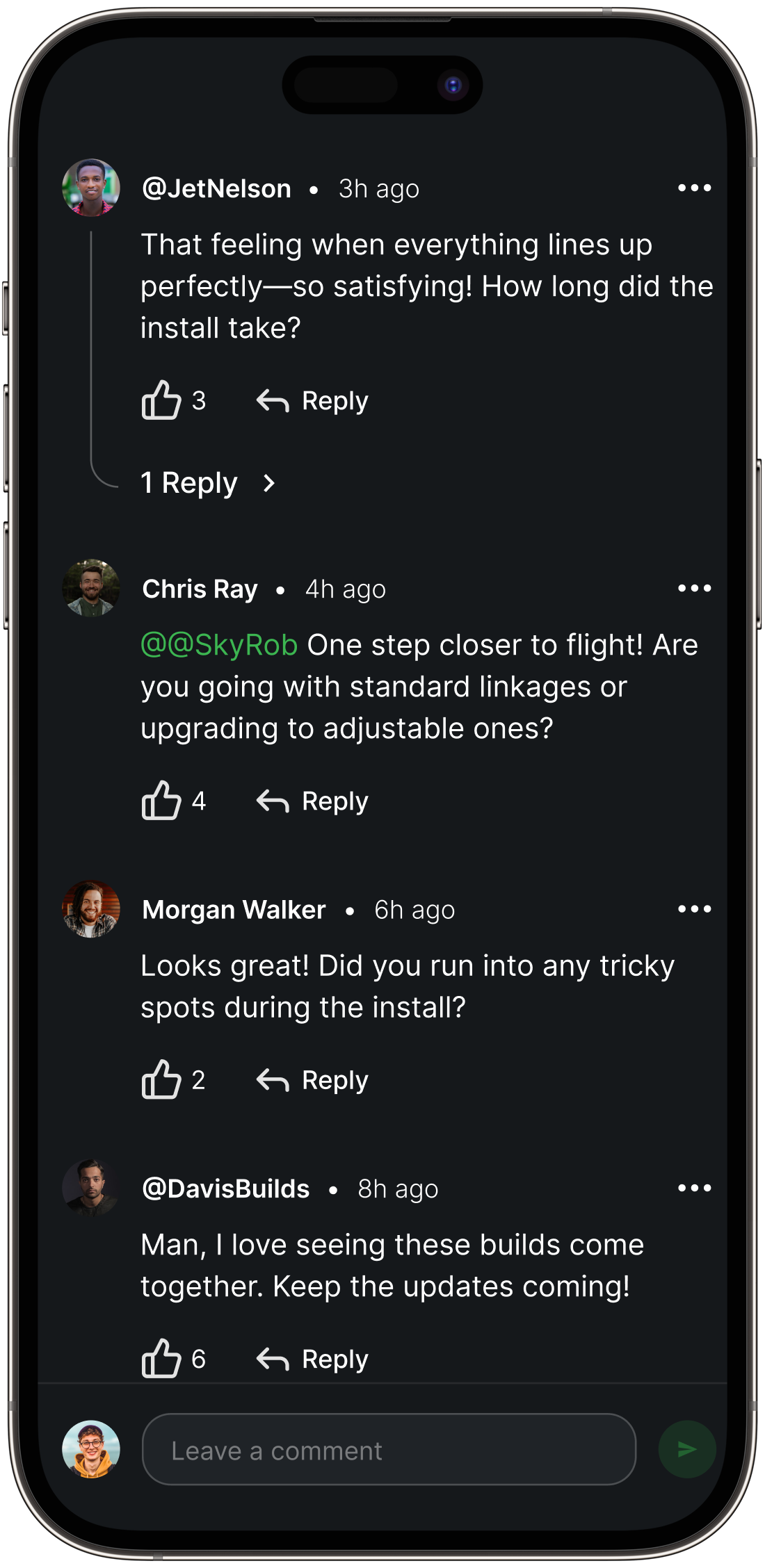 Community in app